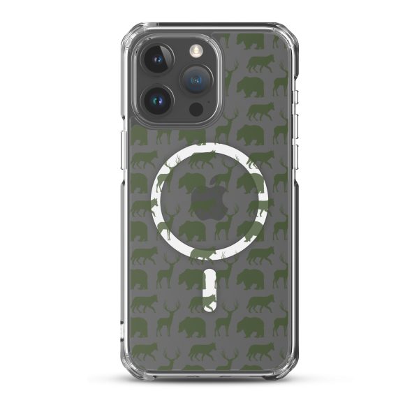 Animals Silhouette iPhone MagSafe Clear Case