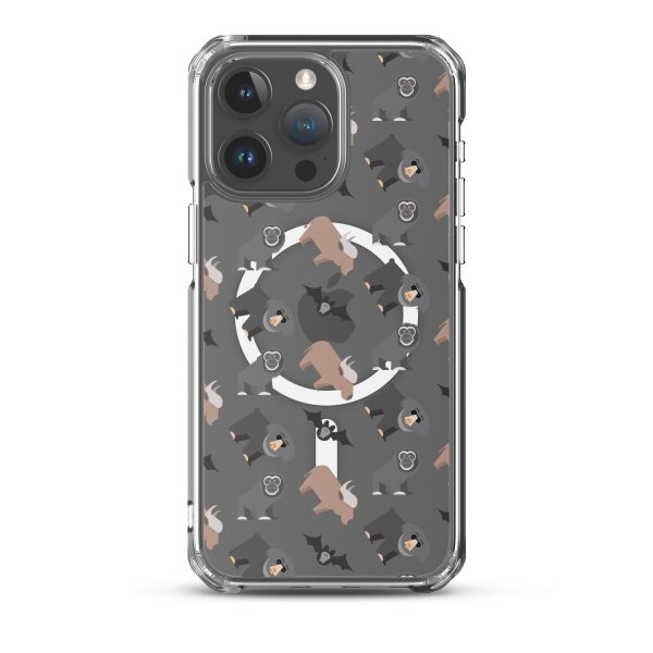 Asian Jungle Animal iPhone MagSafe Clear Case
