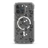 Black and White Halloween iPhone MagSafe Clear Case