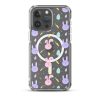 Cute Easter Bunnies iPhone MagSafe Clear Case