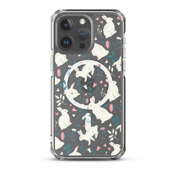 magsafe-clear-case-for-iphone-iphone-15-pro-max-front-6a53c3dc3a6fa.jpg Easter Cute Rabbits iPhone MagSafe Clear Case