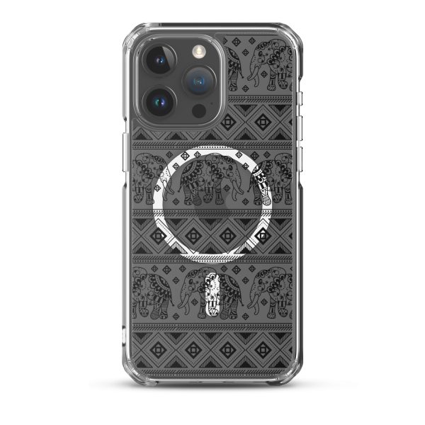 magsafe-clear-case-for-iphone-iphone-15-pro-max-front-6a53c9b522432.jpg Elephant Mandala iPhone MagSafe Clear Case