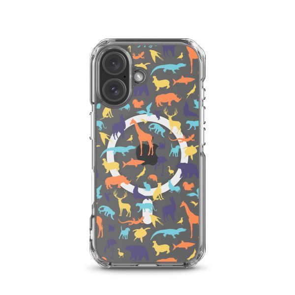 Animal Silhouette iPhone MagSafe Clear Case