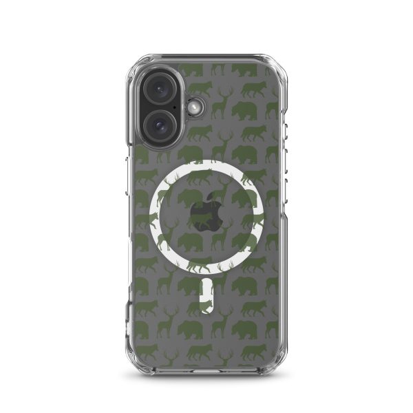Animals Silhouette iPhone MagSafe Clear Case
