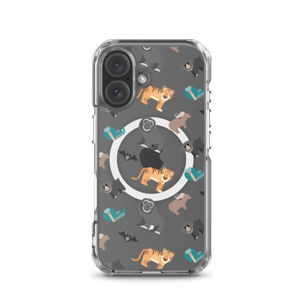 Asian Jungle Animals iPhone MagSafe Clear Case