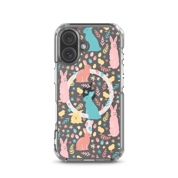 Colorful Easter iPhone MagSafe Clear Case