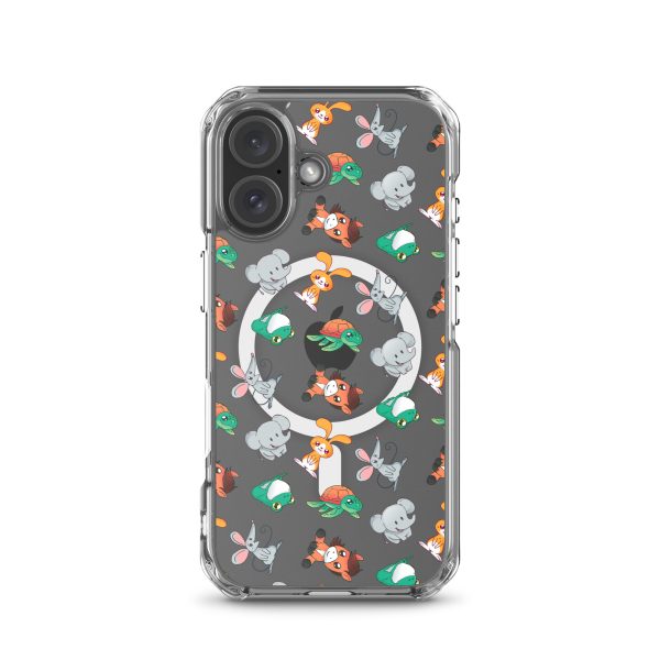 Cute Animals iPhone MagSafe Clear Case
