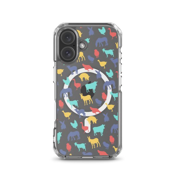 Farm Animals iPhone MagSafe Clear Case