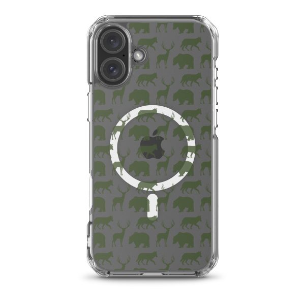 Animals Silhouette iPhone MagSafe Clear Case