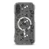Black and White Halloween iPhone MagSafe Clear Case