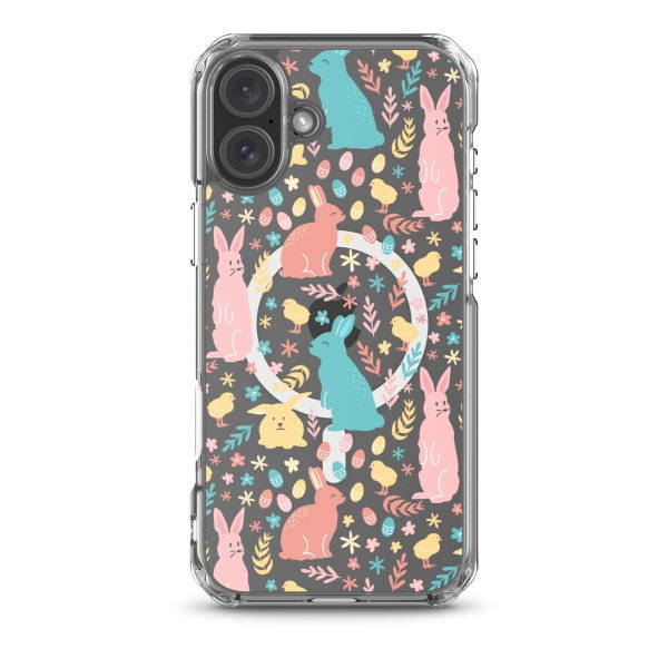 Colorful Easter iPhone MagSafe Clear Case