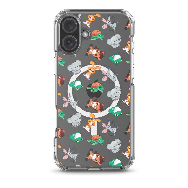 Cute Animals iPhone MagSafe Clear Case