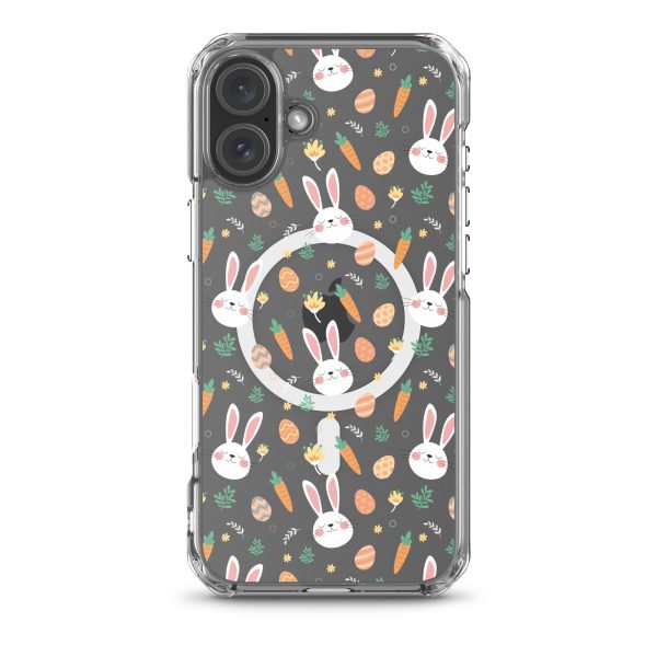 magsafe-clear-case-for-iphone-iphone-16-plus-front-6a53c177b932b.jpg Easter Bunnies iPhone MagSafe Clear Case