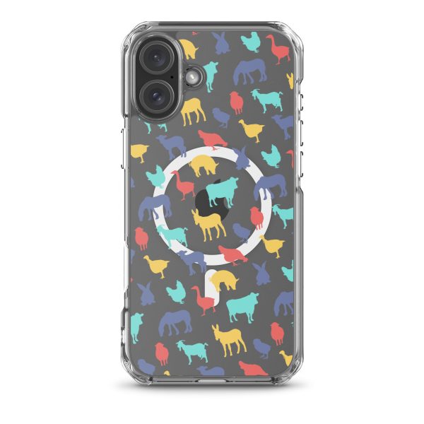 Farm Animals iPhone MagSafe Clear Case