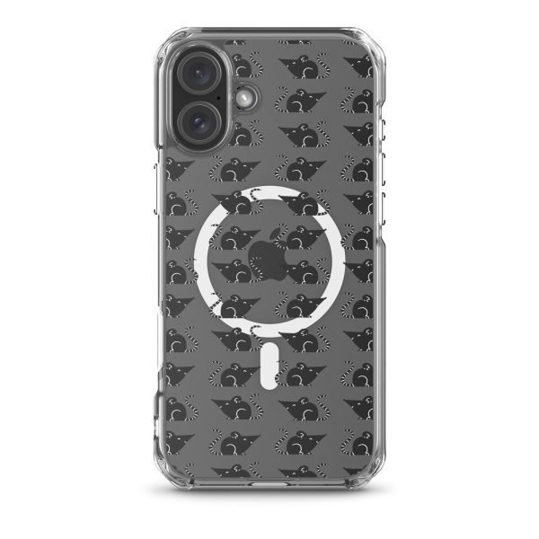 Rat Silhouette iPhone MagSafe Clear Case