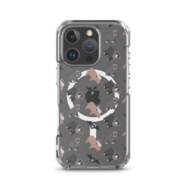 Asian Jungle Animal iPhone MagSafe Clear Case