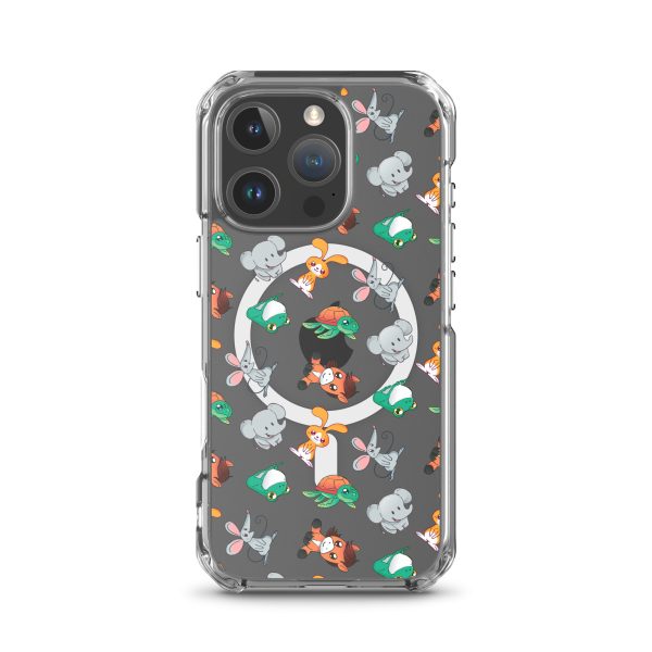 Cute Animals iPhone MagSafe Clear Case