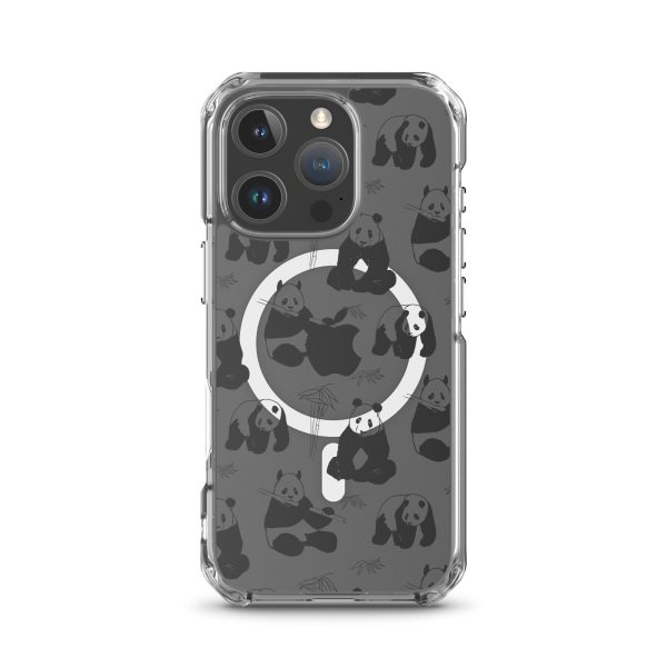 magsafe-clear-case-for-iphone-iphone-16-pro-front-6a53cdc29e2d3.jpg Panda Bears Bamboo iPhone MagSafe Clear Case