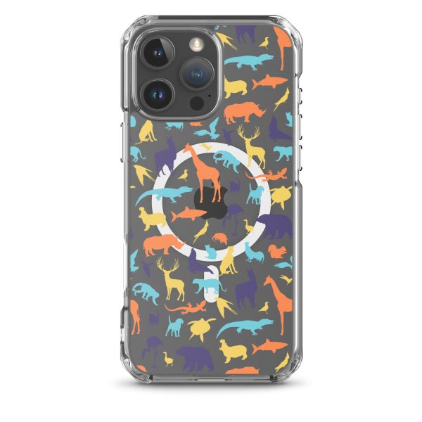 Animal Silhouette iPhone MagSafe Clear Case