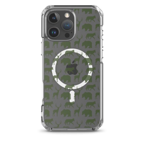 Animals Silhouette iPhone MagSafe Clear Case