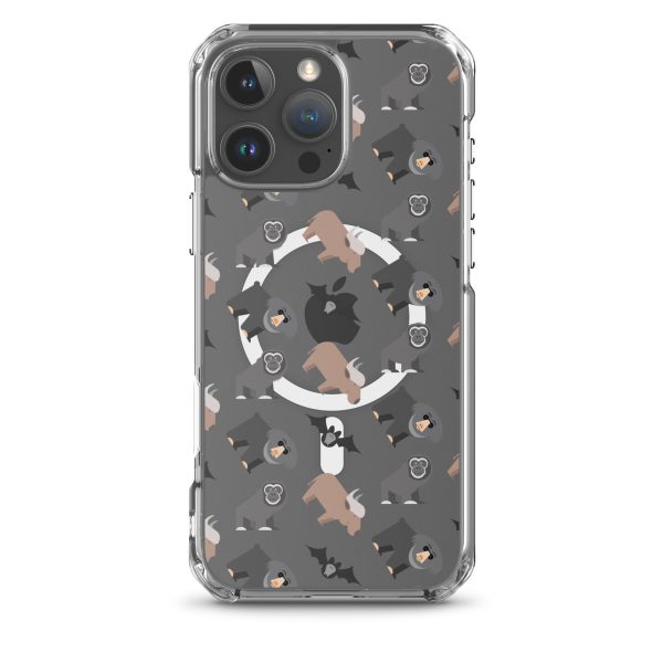 Asian Jungle Animal iPhone MagSafe Clear Case