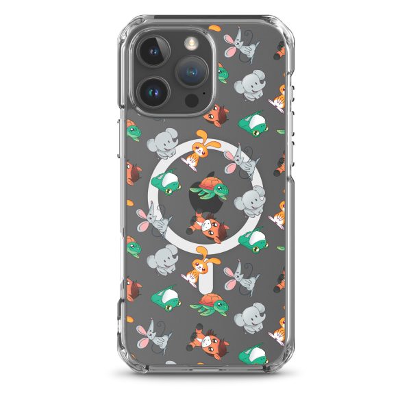 Cute Animals iPhone MagSafe Clear Case