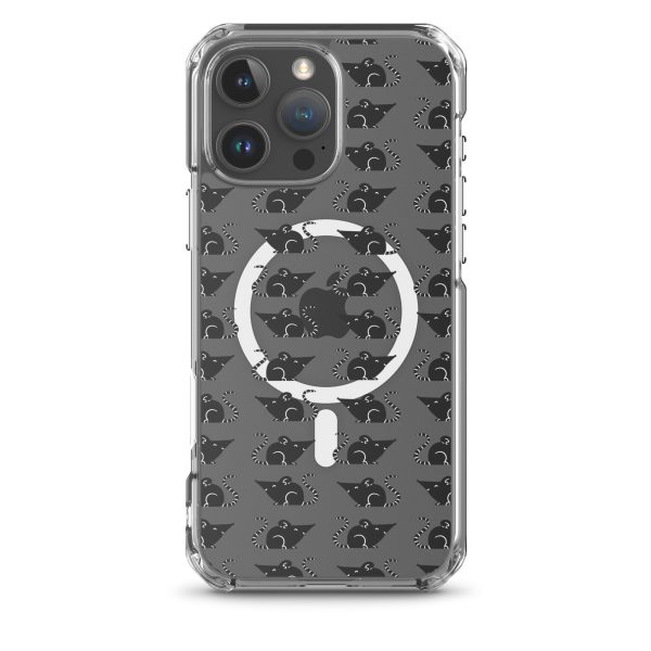 Rat Silhouette iPhone MagSafe Clear Case