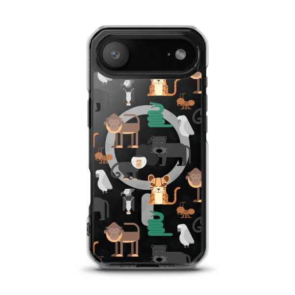 Amazon Jungle Animals iPhone MagSafe Clear Case