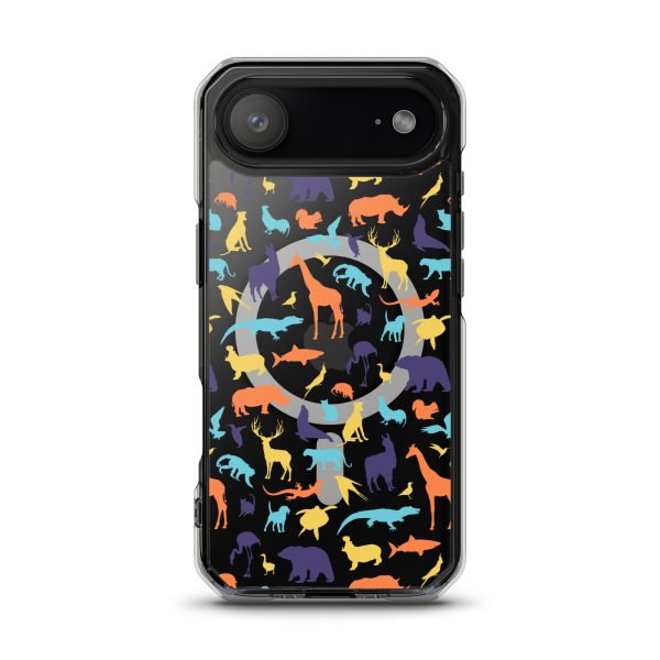 Animal Silhouette iPhone MagSafe Clear Case