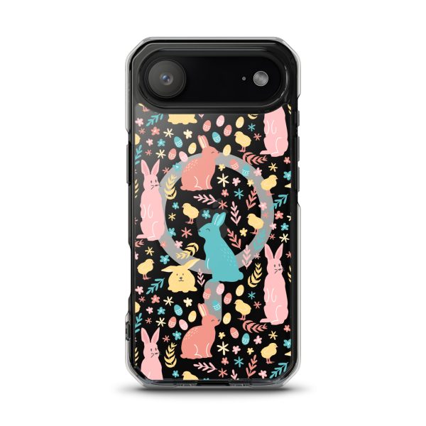 Colorful Easter iPhone MagSafe Clear Case
