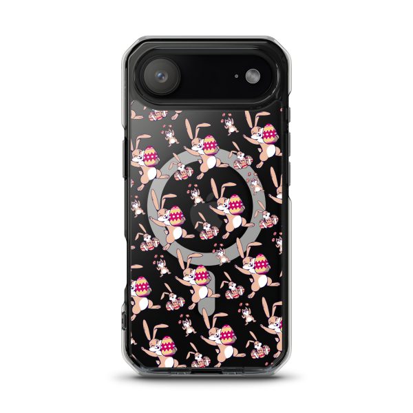 magsafe-clear-case-for-iphone-iphone-17-air-front-6a53c34397ce6.jpg Easter Bunny With Egg iPhone MagSafe Clear Case