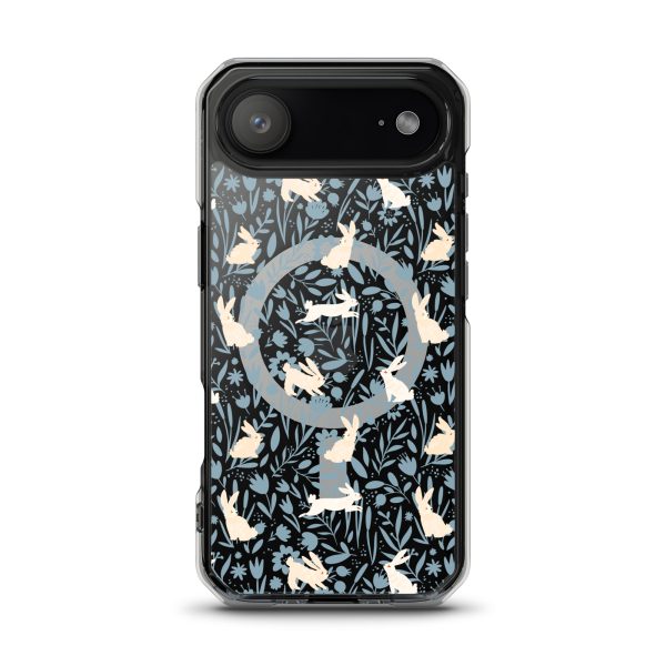 Easter Hopping Bunnies iPhone MagSafe Clear Case
