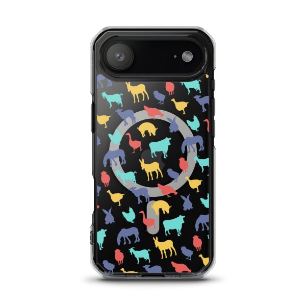 Farm Animals iPhone MagSafe Clear Case
