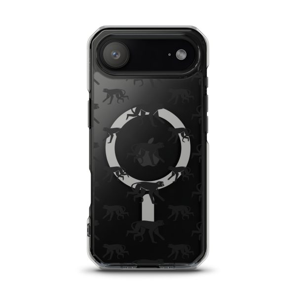 magsafe-clear-case-for-iphone-iphone-17-air-front-6a53cc8d2a364.jpg Monkey Silhouette iPhone MagSafe Clear Case