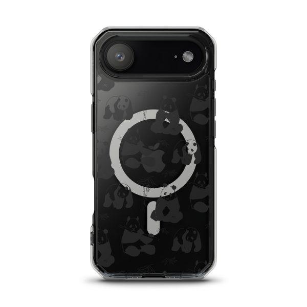 magsafe-clear-case-for-iphone-iphone-17-air-front-6a53cdc29e36c.jpg Panda Bears Bamboo iPhone MagSafe Clear Case