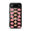 Pink Bunnies iPhone MagSafe Clear Case