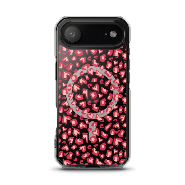 magsafe-clear-case-for-iphone-iphone-17-air-front-6a5695f08694e.jpg Leopard Heart Print iPhone MagSafe Clear Case