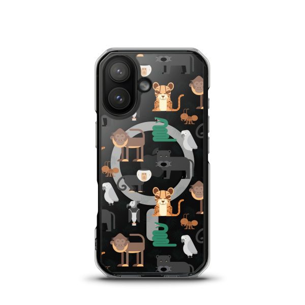 Amazon Jungle Animals iPhone MagSafe Clear Case
