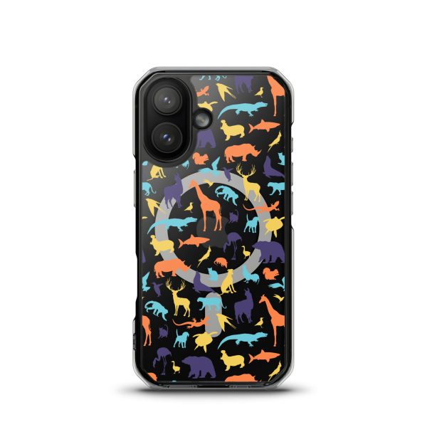 Animal Silhouette iPhone MagSafe Clear Case