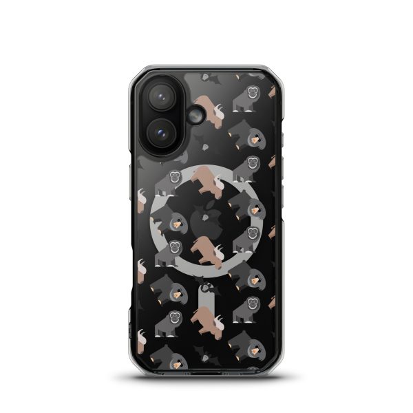 Asian Jungle Animal iPhone MagSafe Clear Case