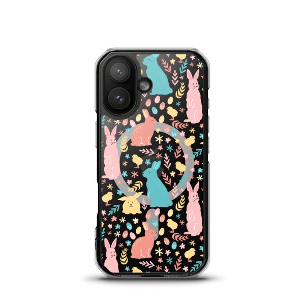 Colorful Easter iPhone MagSafe Clear Case