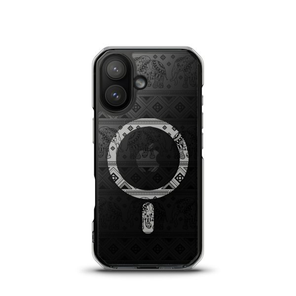 magsafe-clear-case-for-iphone-iphone-17-front-6a53c9b522702.jpg Elephant Mandala iPhone MagSafe Clear Case
