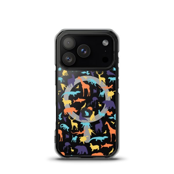 Animal Silhouette iPhone MagSafe Clear Case