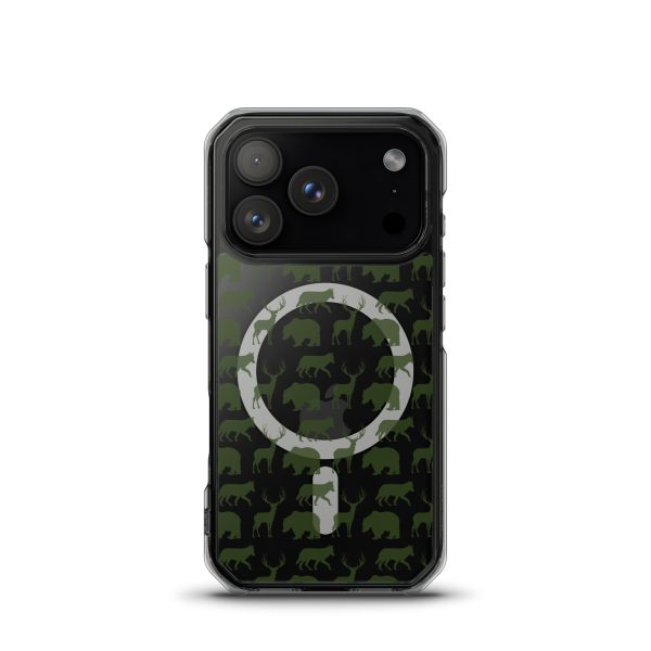 Animals Silhouette iPhone MagSafe Clear Case