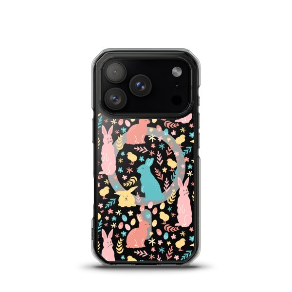 Colorful Easter iPhone MagSafe Clear Case