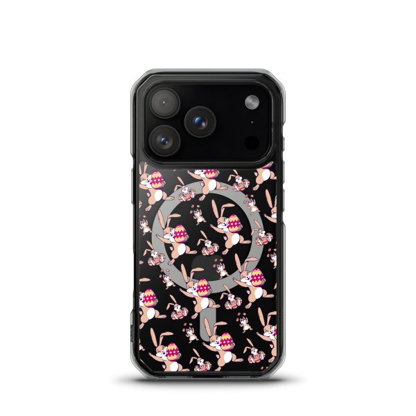 magsafe-clear-case-for-iphone-iphone-17-pro-front-6a53c34397d48.jpg Easter Bunny With Egg iPhone MagSafe Clear Case