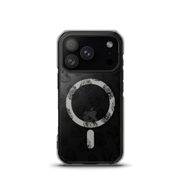 Illustrated Gorilla Seamless iPhone MagSafe Clear Case