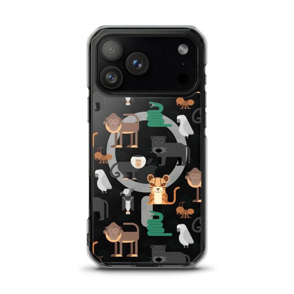 Amazon Jungle Animals iPhone MagSafe Clear Case