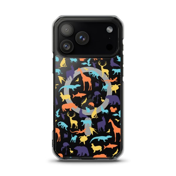 Animal Silhouette iPhone MagSafe Clear Case