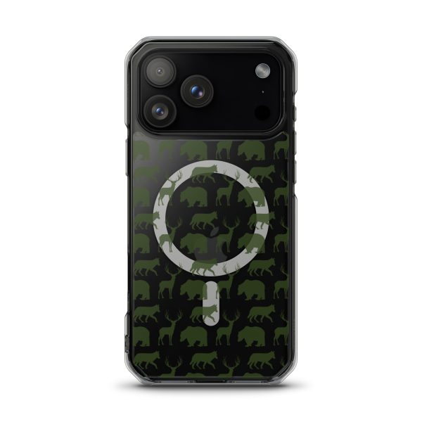 Animals Silhouette iPhone MagSafe Clear Case